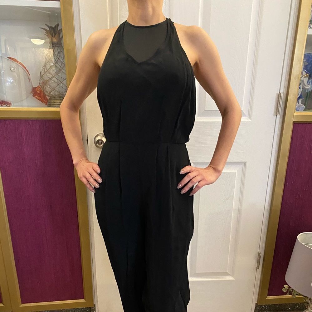 Blessed are the meek black jumpsuit, size 4
